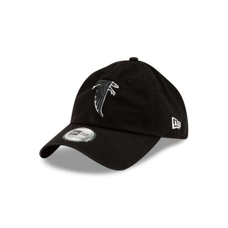 NFL Atlanta Falcons Casual Classic Adjustable (QQN7658) - Black New Era Caps